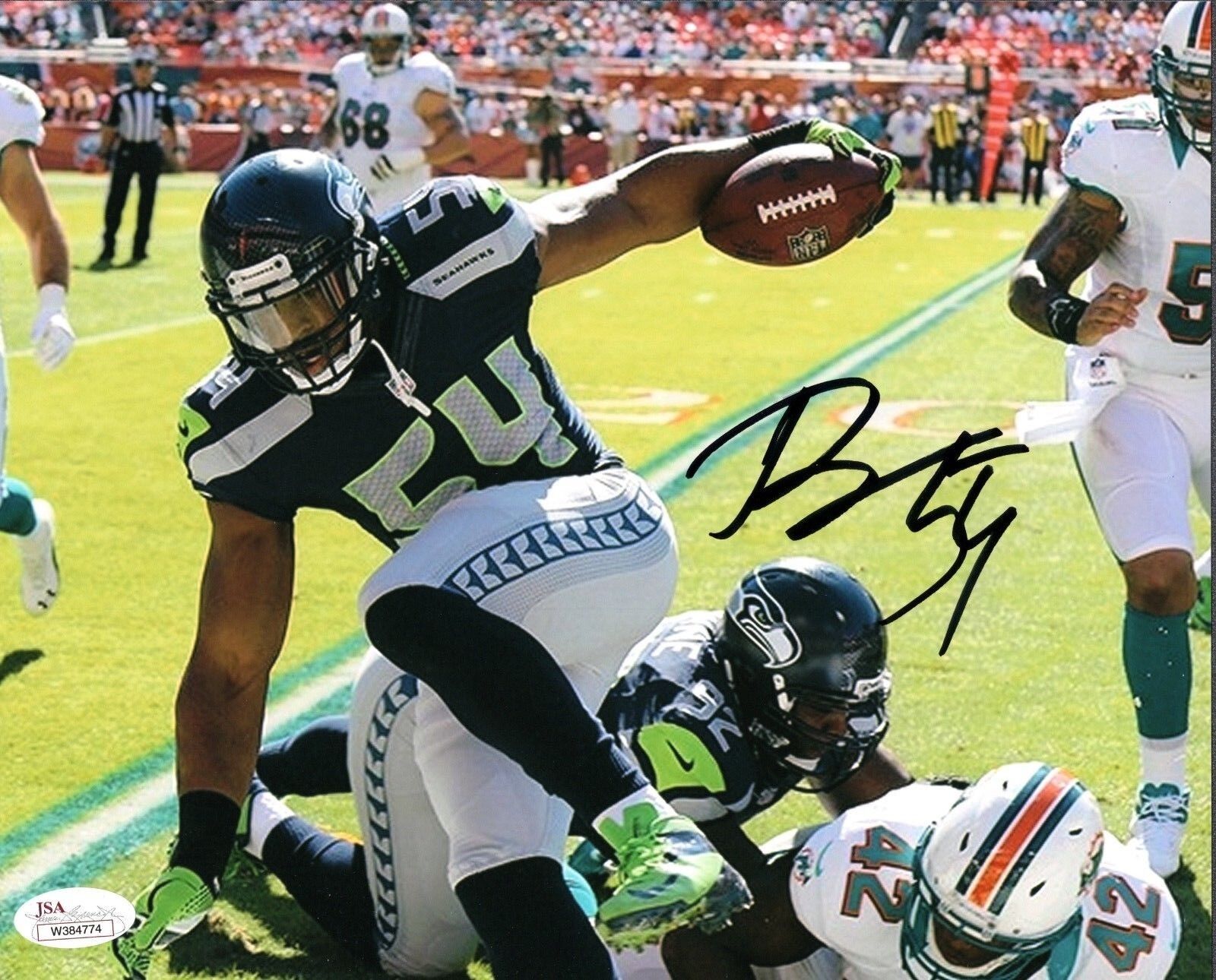 JSA Bobby Wagner Seahawks Signed Autographed 8x10 Photo Poster painting #6