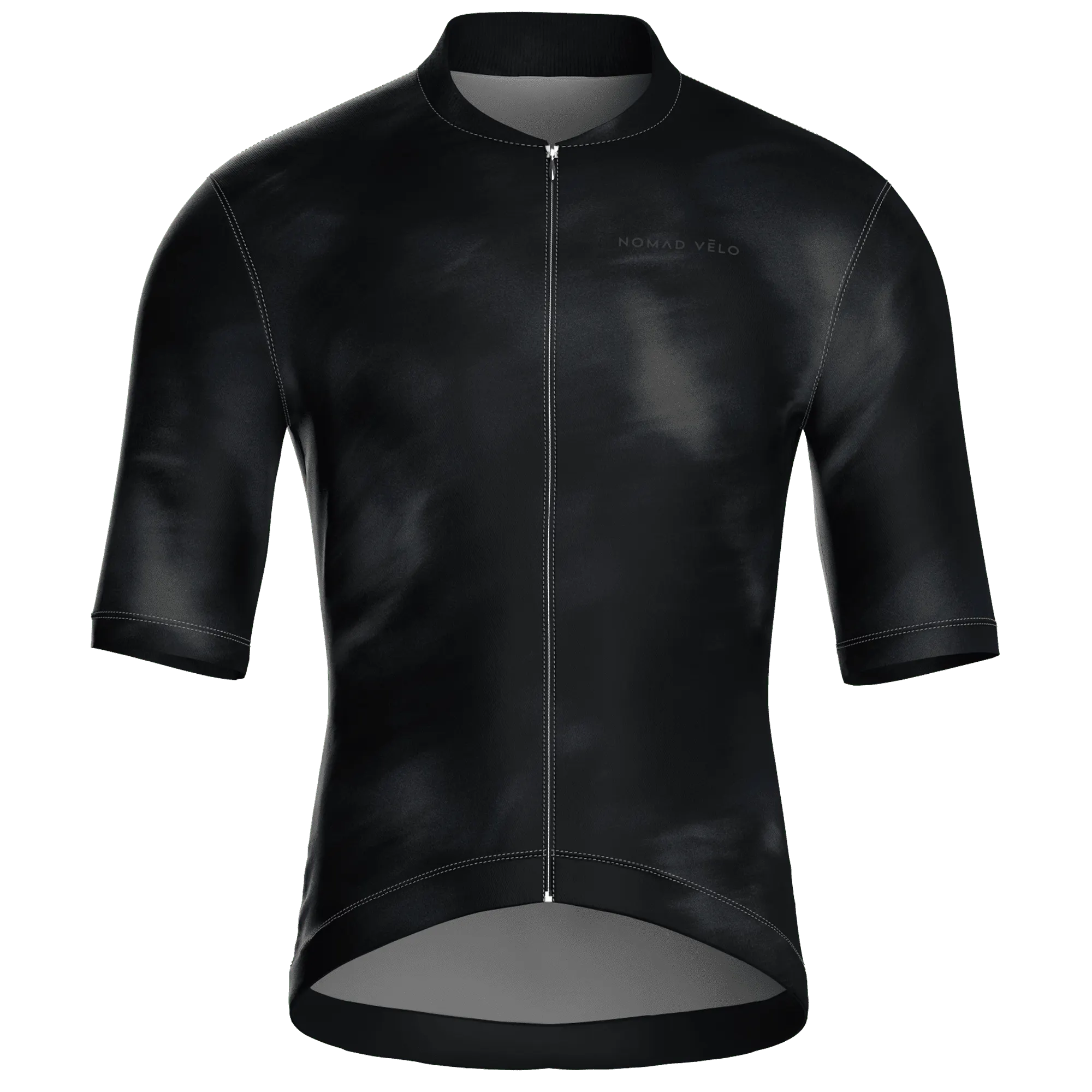 Aura Black Jersey – Cycling Short Sleeve Race Fit