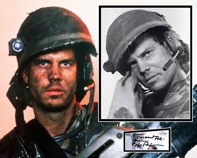 BILL PAXTON SIGNED ALIENS Photo Poster painting MOUNT UACC REG 242 ALSO ACOA