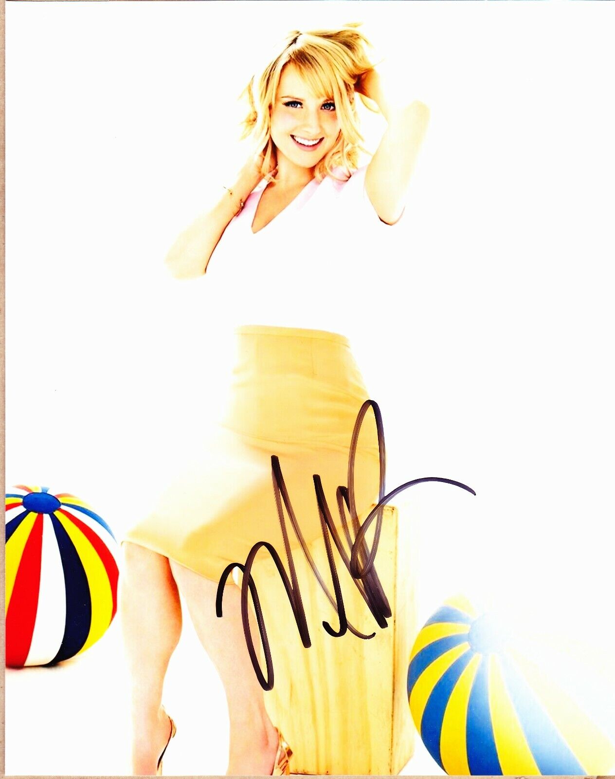 Melissa Rauch signed 8x10 color sexy Photo Poster painting-The Big Bang Theory