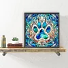Diamond Painting-DIY Full Round Drill Stained Glass Paw