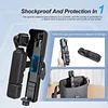 Pocket 3 Handheld Shock Absorption Stabilizer Mini Z-Axis Anti-Shake Handle Bracket Foldable Bracket Anti-Shake Accessories 1/4 Expansion Adapter Stabilizer Storage Box