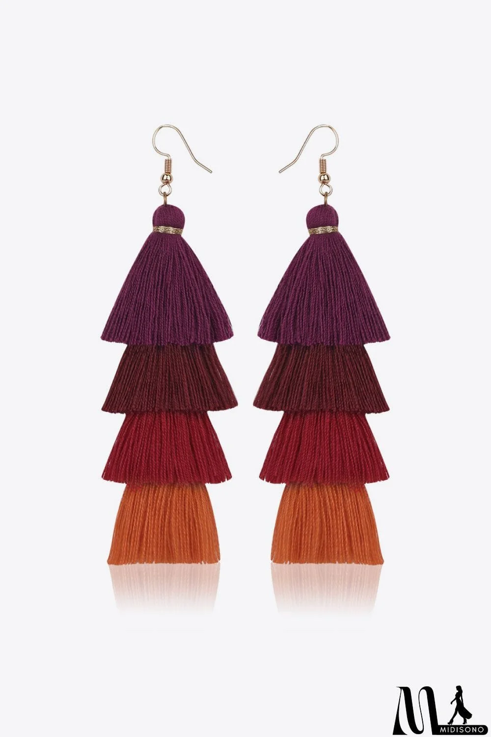 MidiSono - Layered Tassel Earrings