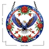Animal Suncatcher Eagle Crystal Painting Ornaments Hanging Kit for Home Window Wall