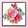 (Multi-Style) Flowers And Butterfly-11CT Stamped Cross Stitch 40*40cm/15.75*15.75in