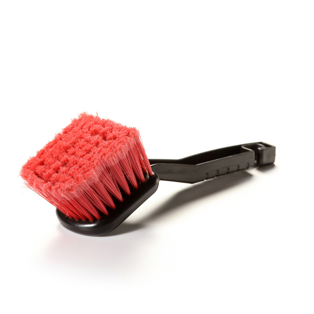 

Car Wheel Brush with Red Bristles Auto Motorcycle Cleaning Washing Tools, 501 Original
