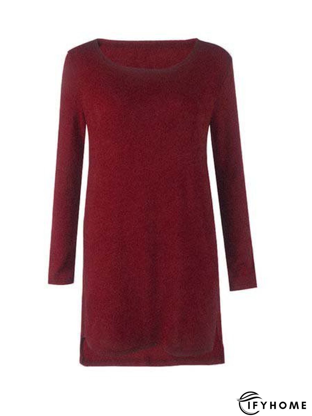 Fluffy Zipper Long Sleeve Casual H-line Sweater | IFYHOME