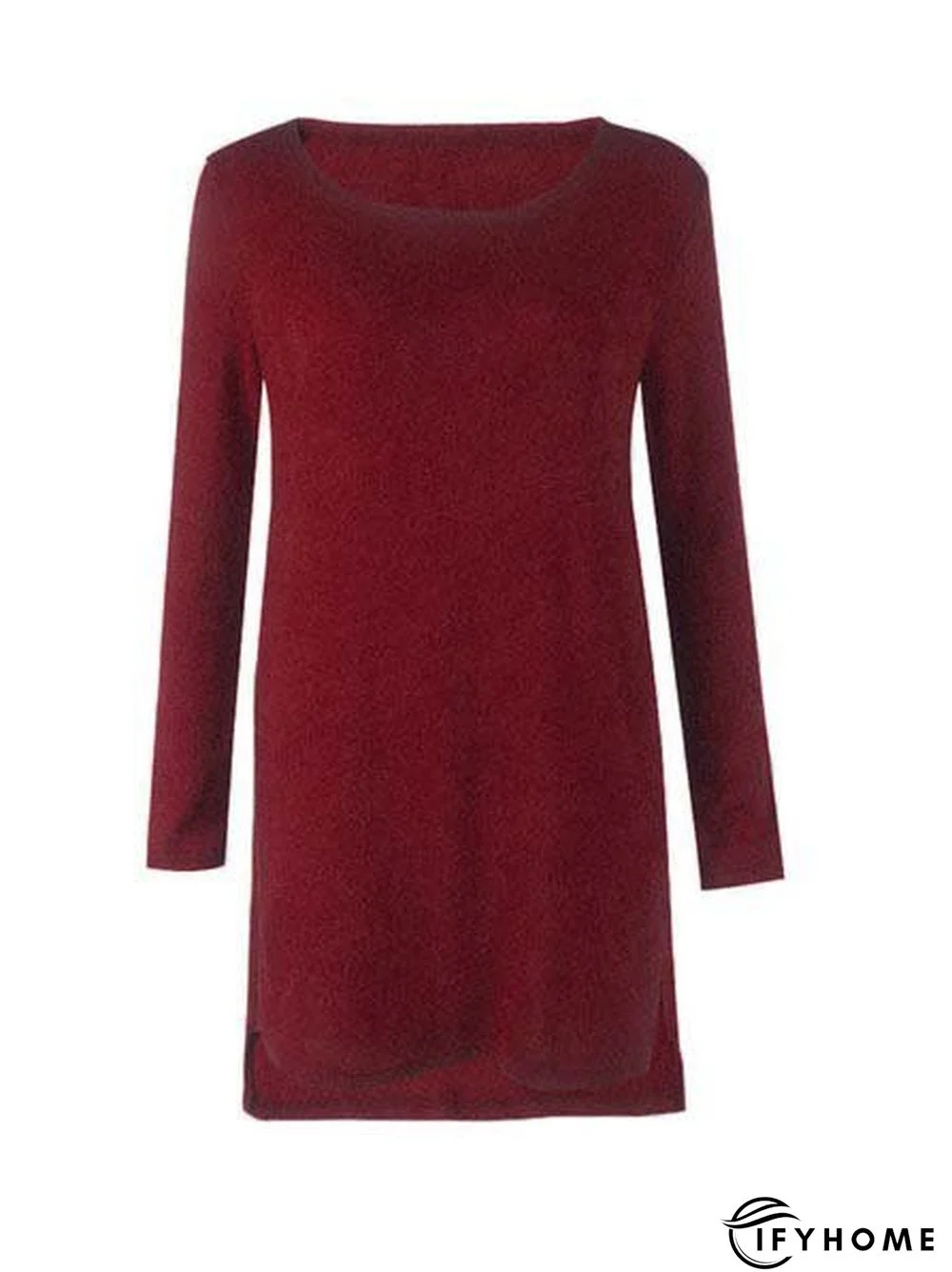 Fluffy Zipper Long Sleeve Casual H-line Sweater | IFYHOME