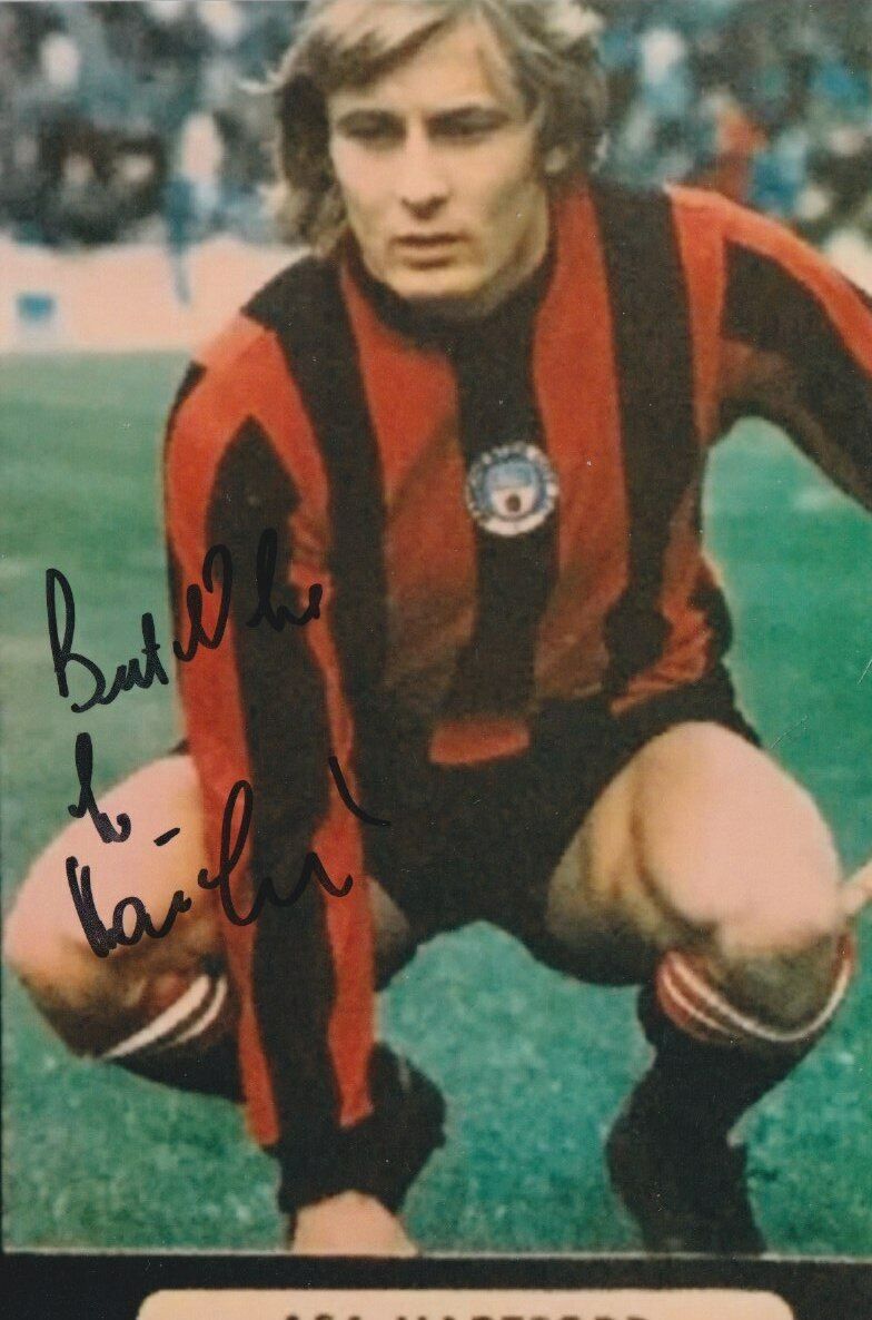 ASA HARTFORD HAND SIGNED 6X4 Photo Poster painting - MAN CITY AUTOGRAPH - FOOTBALL 1