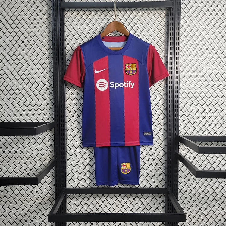 FC Barcelona Home Shirt Kids & Junior Minikit 2023-2024