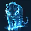 Tiger-11CT Stamped Cross Stitch 45*45cm tapestrymarket