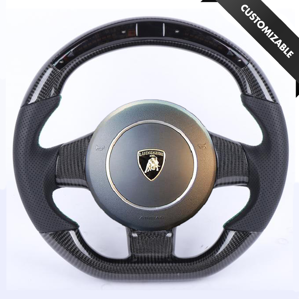 Gallardo Style Customizable Steering Wheel