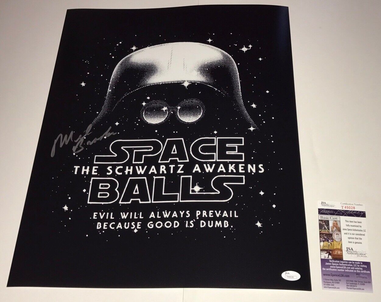 Mel Brooks SPACEBALLS Signed 16 X 20 Photo Poster painting Autograph IN PERSON Proof JSA COA