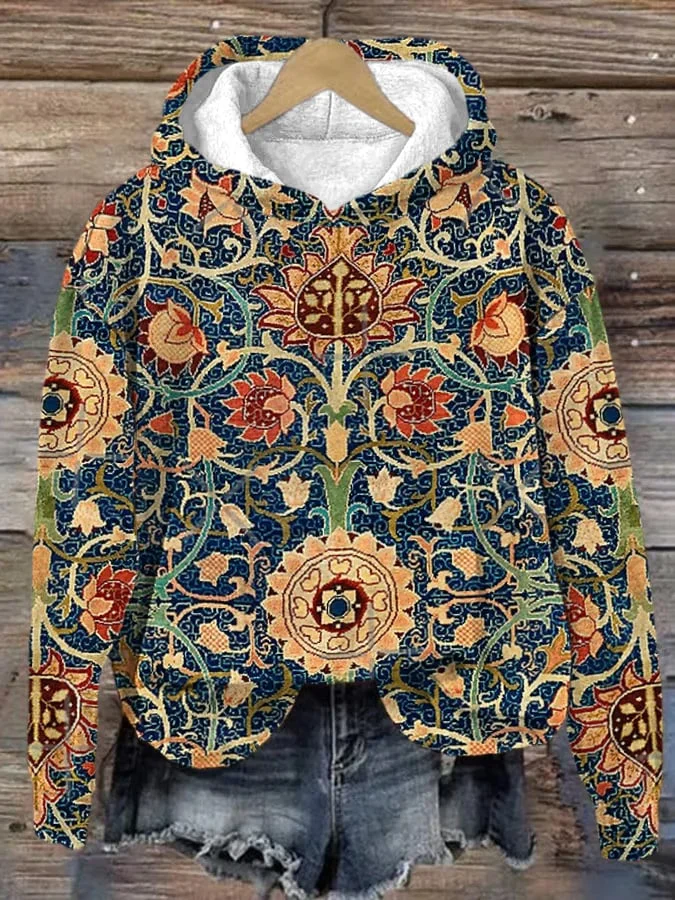Women's Western Vintage Print Sweatshirt