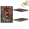 (US Local)Flower Bird Special Shaped Diamond Painting Journal Notebook for Adults