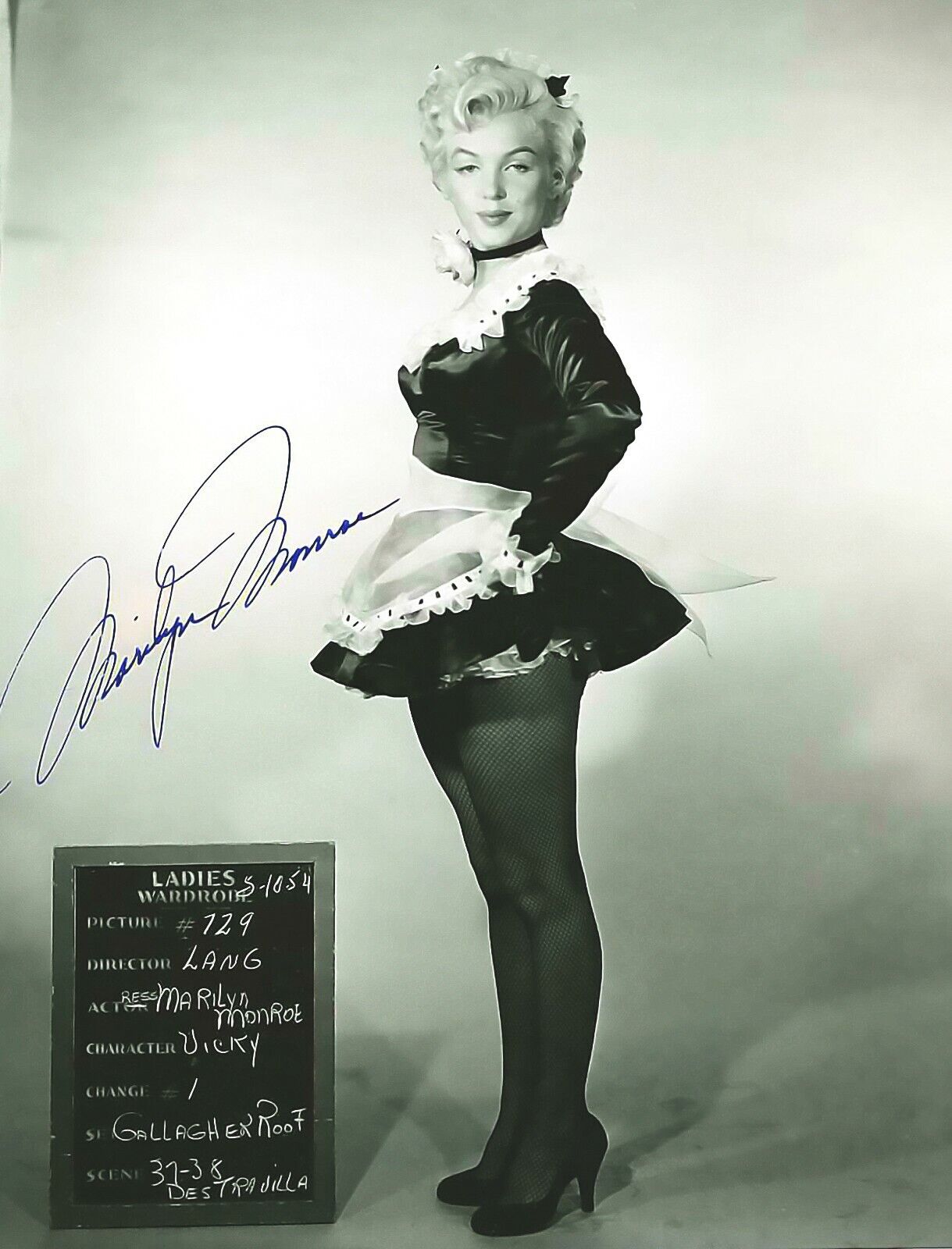 MARILYN MONROE SIGNED AUTOGRAPH 8.5 X11 Photo Poster painting REPRINT SEXY HOLLYWOOD MOVIE STAR