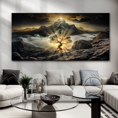 Burning Bush Canvas Wall Art