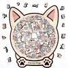 126-Piece Morandi-Style Colorful Dog Puzzle - Wooden Set