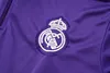 Joyfball 2025/2026 Real Madrid Half-Pull Training Suit Purple Retro Version Football Shirt 1:1 Thai Quality
