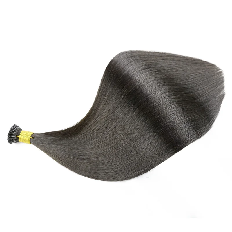 Pre-Bonded I TIP Hair Extension #1b Off Black  100g Per Pack