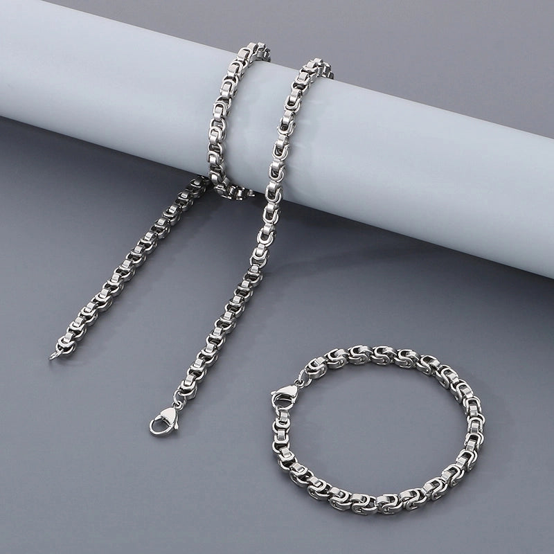 Fashion Popular Stainless Steel More Sizes Bamboo Necklace Choker Bracelet Necklace Accessories