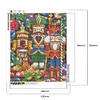 Diamond Painting-DIY Full Square Drill Nutcracker (50x60cm)