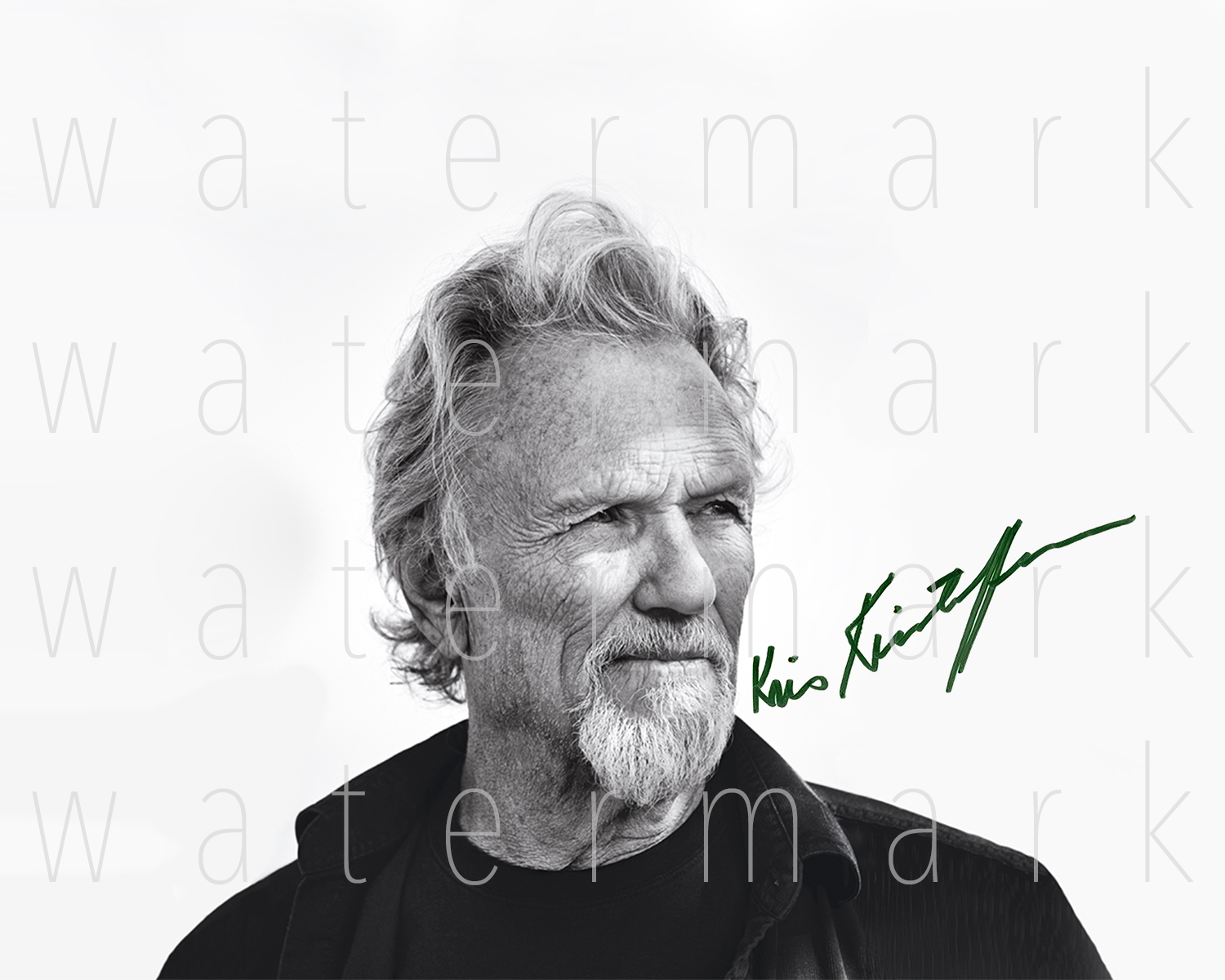 Kris Kristofferson signed Photo Poster painting 8X10 poster picture autograph RP