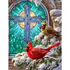 uk.everydayedeals (Limited Stock)Diamond Painting - Full Square - Bird In the Snow