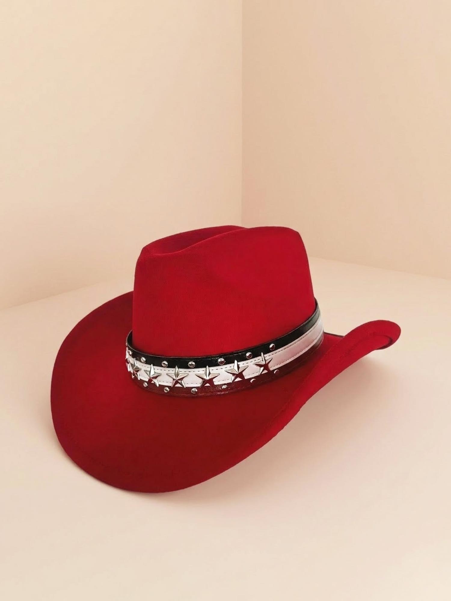 2026 Spring Summer Star Studded Royal Blue Cowgirl Hat for Women, Festival Ready