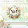 Diamond Painting Acrylic Single Side Drill Easter Egg Pendant For Home Garden Decor