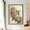 (Big Size)Hummingbird Flower - 11CT Stamped Cross Stitch - 40*60cm