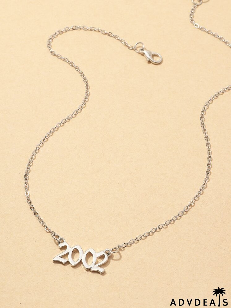 Birthyear Pendant Necklace
