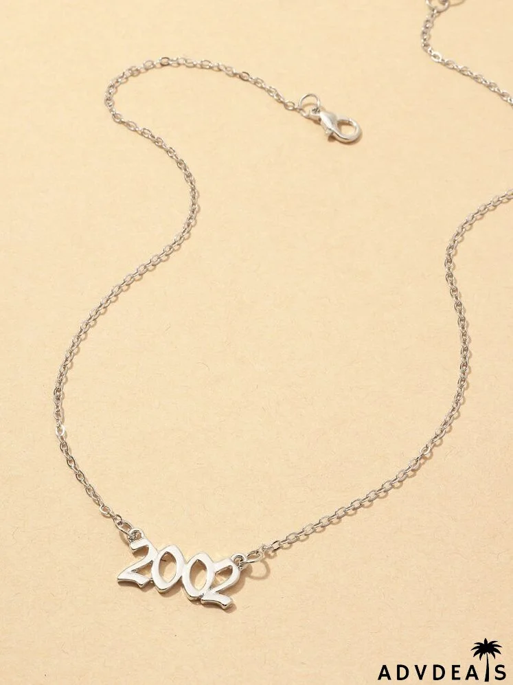 Birthyear Pendant Necklace