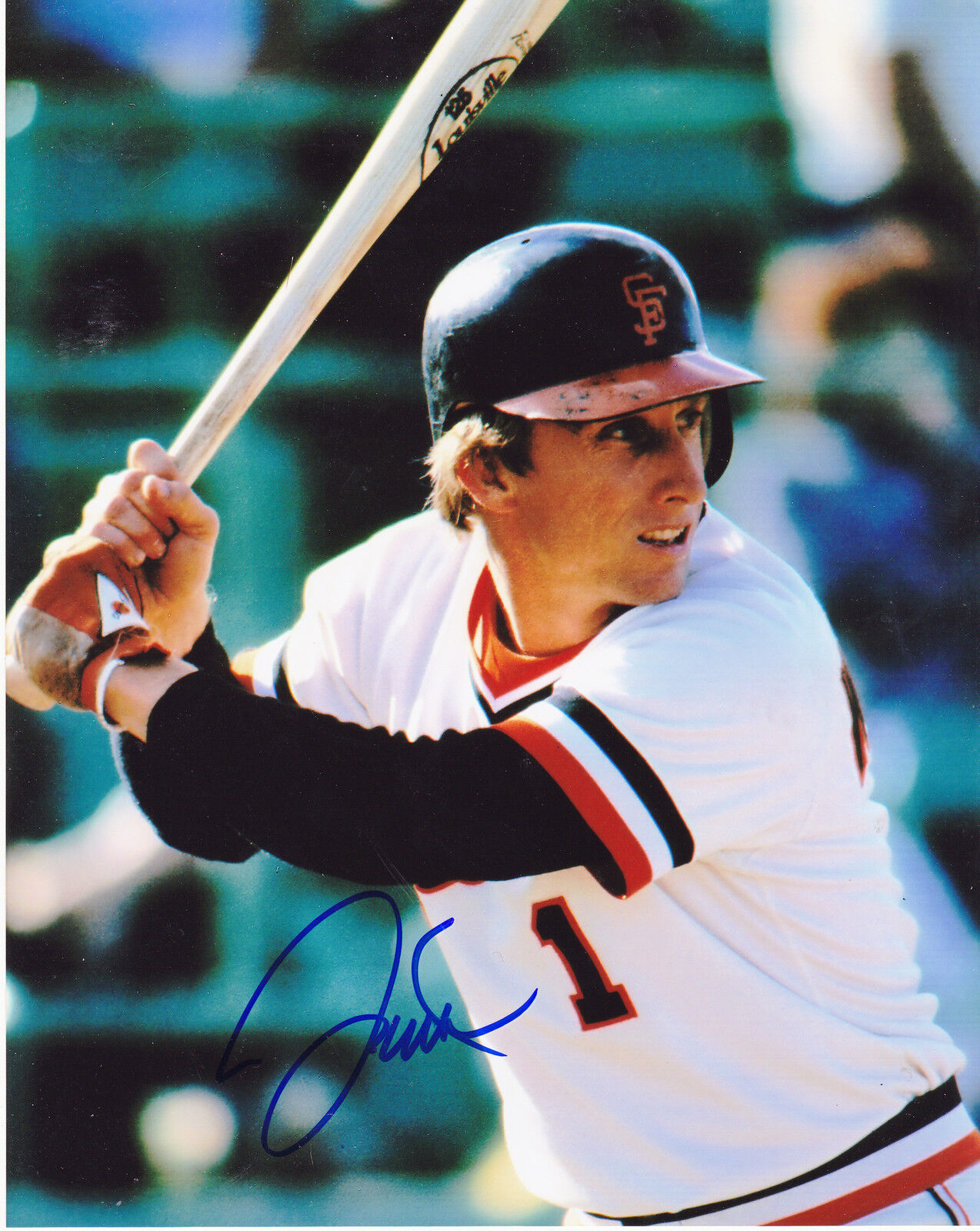 JIM WOHLFORD SAN FRANCISCO GIANTS ACTION SIGNED 8x10