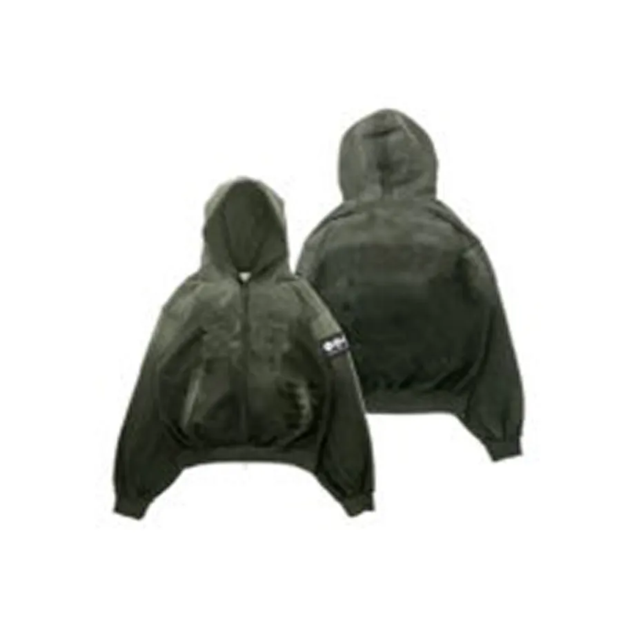 BTS ARIRANG Tour Heavyweight Zip-Up Hoodie - Vintage Olive