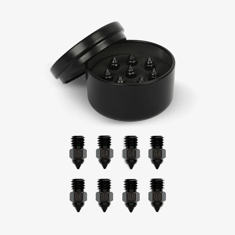 Hardened Steel Nozzle 8 PCS