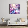 Flower Waterfall-11CT Stamped Cross Stitch 50*50cm/19.69*19.69in