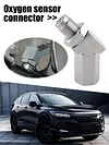 [US Local Warehouse] M18 x 1.5 Bung Adapter 45 Degree O2 Oxygen Sensor Spacer Extender Joints
