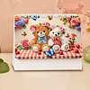 Little Bear 2027 DIY Diamond Painting Calendar Set with Special Shaped Partial Drill, 7.68x6.69 inch Monthly Flip Tabletop Calendar for Adults Beginners Home Office Decor Gift