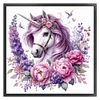 Floral Unicorn-11CT Stamped Cross Stitch 40*40cm/15.75*15.75in tapestrymarket