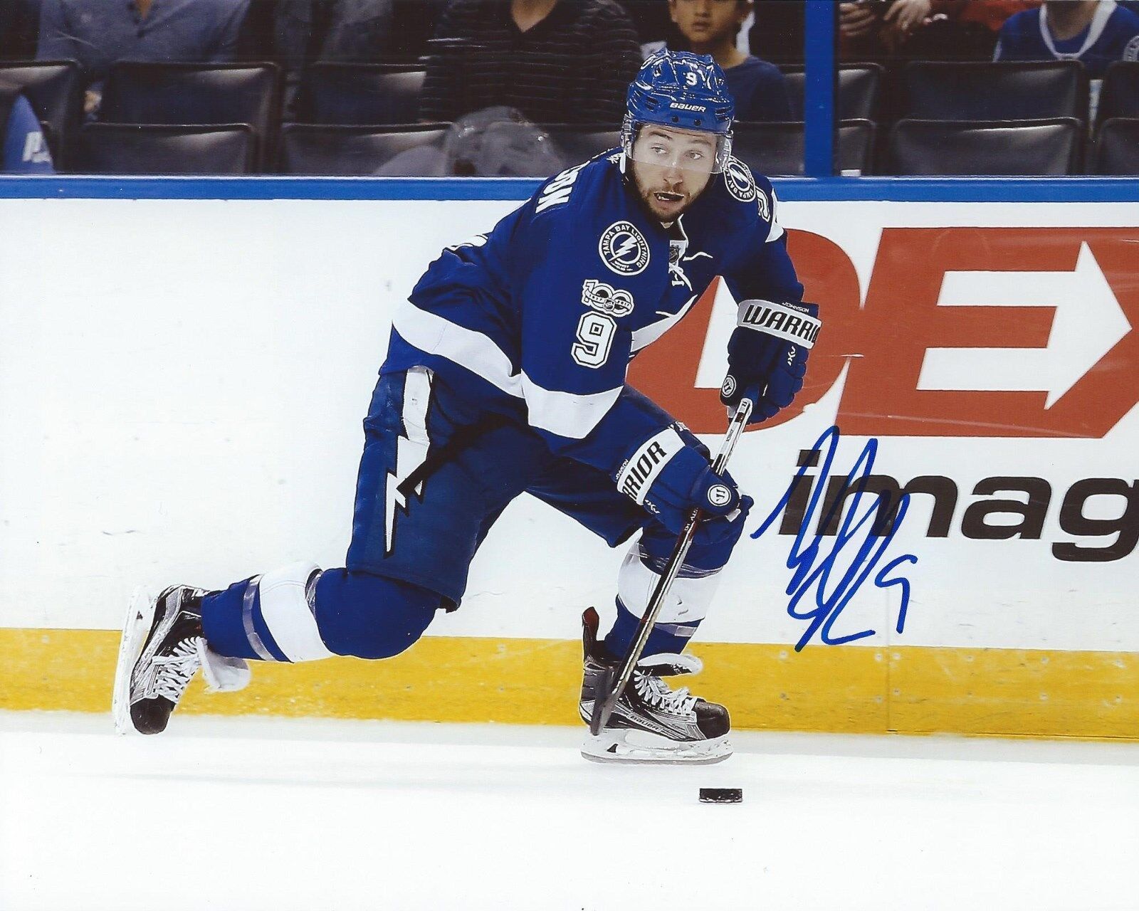 Tyler Johnson Signed 8x10 Photo Poster painting Tampa Bay Lightning Autographed COA G