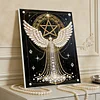 DIY Pearl Painting Angel for Home Wall Decor with Frame(30x40cm)