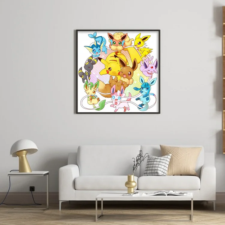 Pikachu Pokemon Yellow Cross stitch pattern Pocket Monster