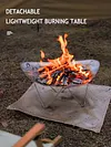 Camping Portable Burning Fire Rack Stainless Steel Bonfire Stove Detachable