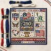 Usa 250Th Anniversary-18CT Stamped Cross Stitch 50*50cm tapestrymarket