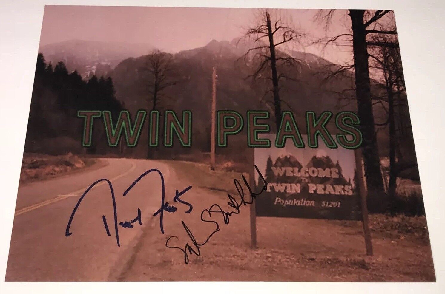 Robert Forster TWIN PEAKS Cast X2 Signed 11x14 Photo Poster painting In Person Autograph PROOF