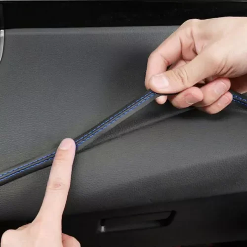 Dronehint 2M PU Leather Car Door Dashboard Decor Line Strip Sticker Moulding Decor Parts (For: GMC) Parts