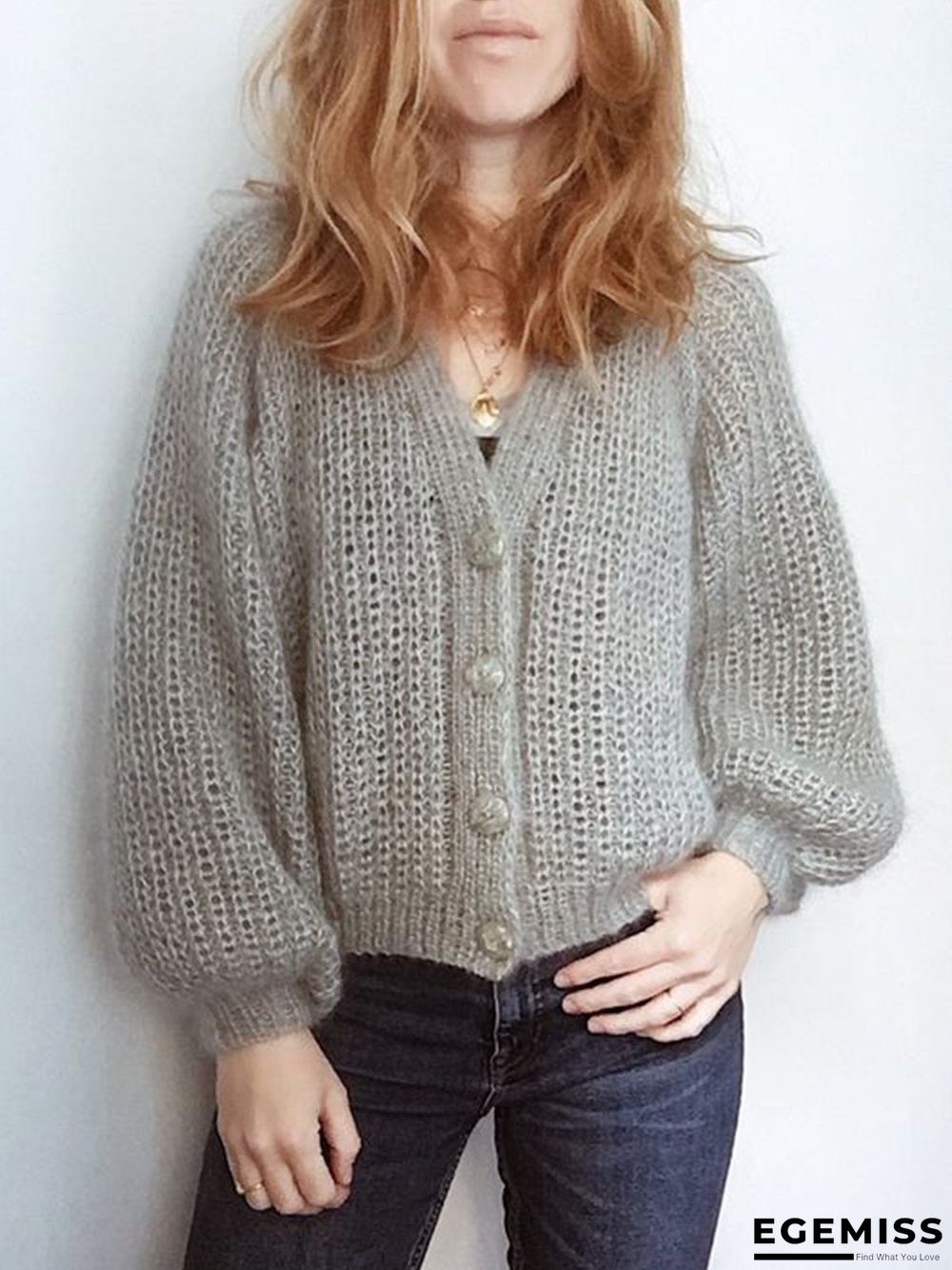 Casual cardigan sweater | EGEMISS
