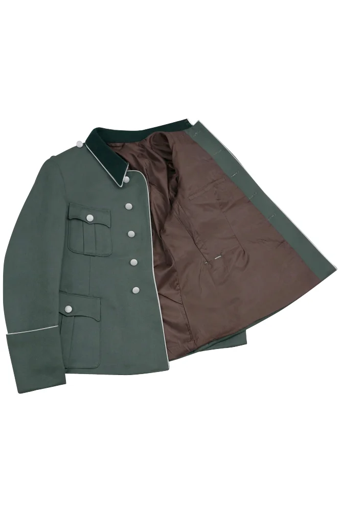   Wehrmacht German M1936 Officer General Gabardine Piped Service Tunic Jacket German-Uniform