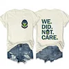 We Did Not Care Seattle Seahawks Tee